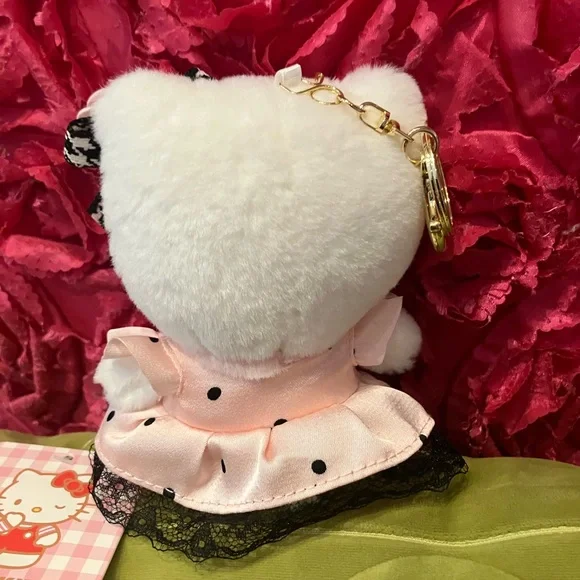 Hello Kitty Plush in Pink Polka Dot Dress - Picture 4 of 4